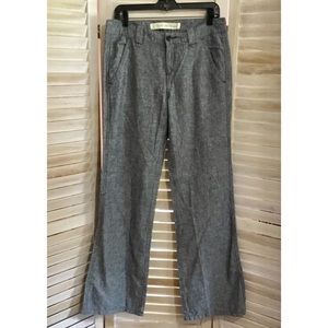 Anthropologie DOR Charcoal Chambray Linen Pants 6